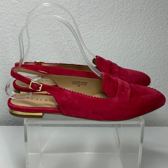 Talbot’s Red Poppy Suede Slingback Flats Size: 5 - Picture 5 of 8